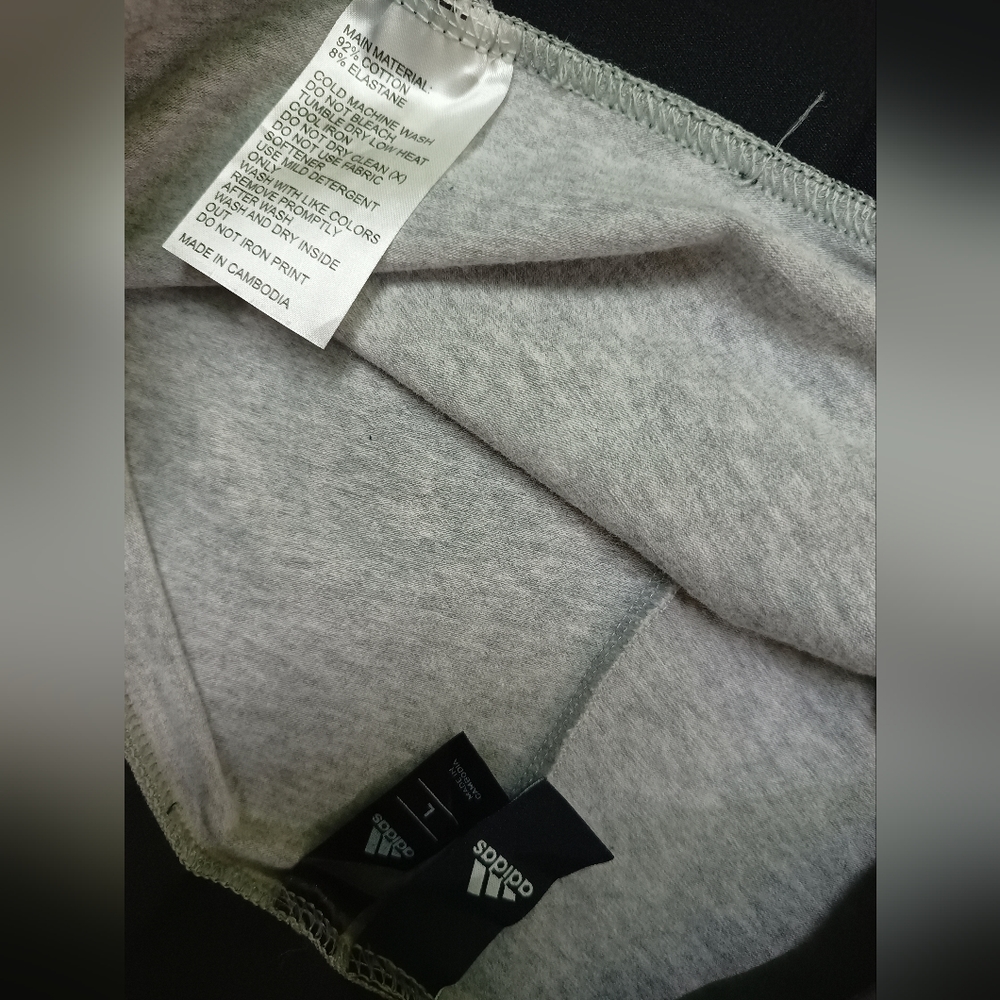 Adidas Originals grey cotton  gym tights/ leggings - Picture 6 of 9